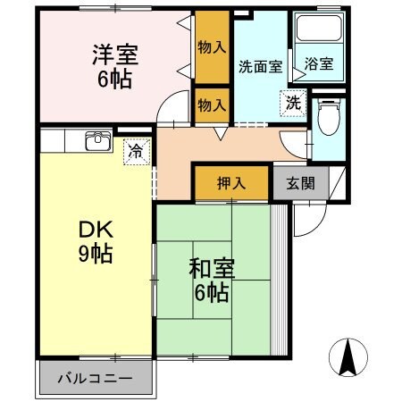 メゾンコケットⅠの物件間取画像