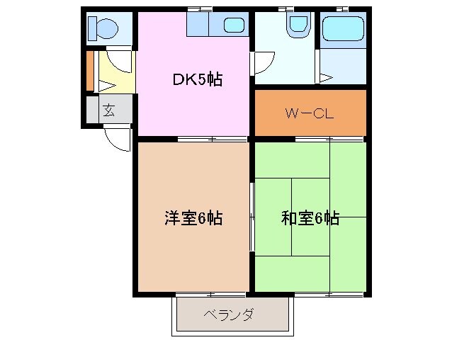 楠駅 徒歩20分 1階の物件間取画像