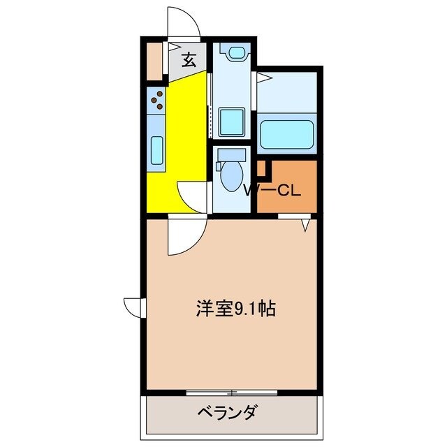 日永駅 徒歩9分 3階の物件間取画像