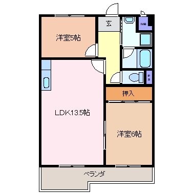 泊駅 徒歩7分 2階の物件間取画像