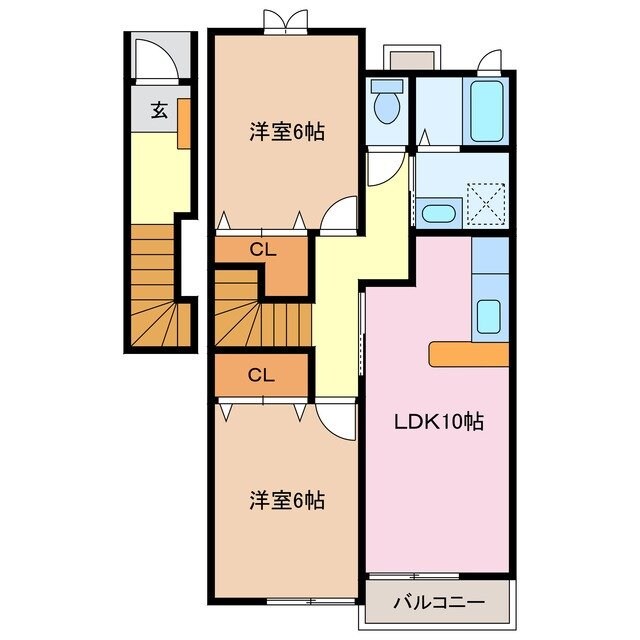 ランドマーク８９の物件間取画像
