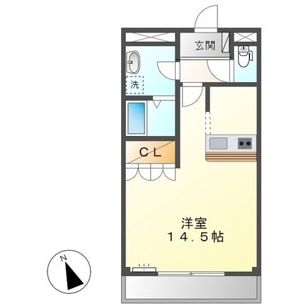 エスポワールの物件間取画像