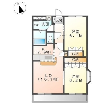 ハイムフローラの物件間取画像
