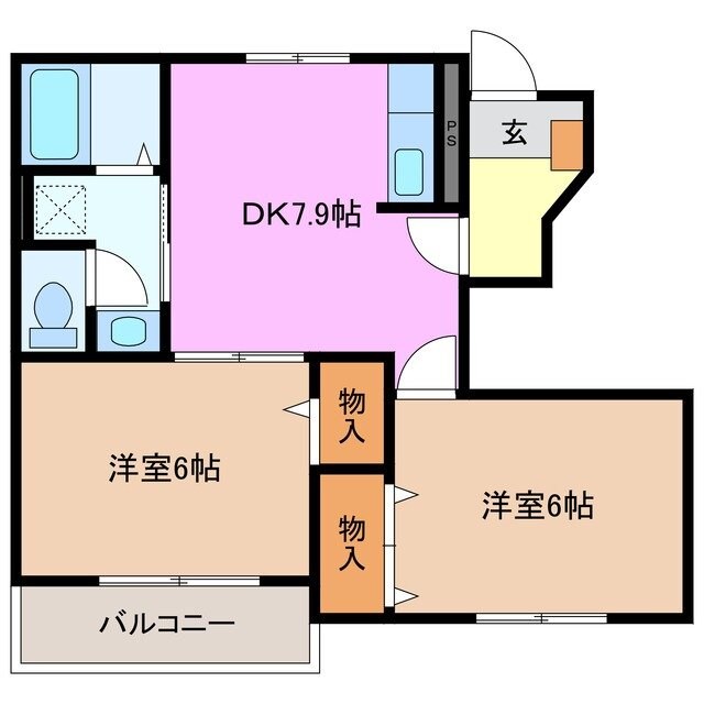 アルバコートの物件間取画像