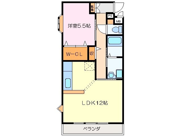 リジェール21の物件間取画像