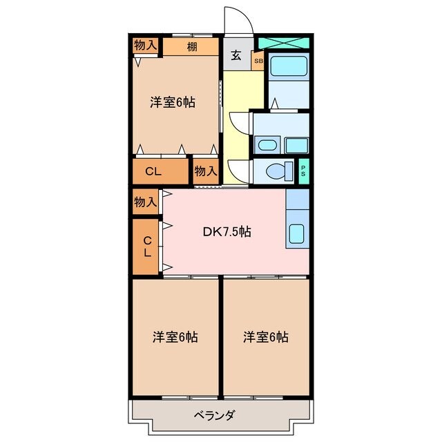 エクセレンスの物件間取画像