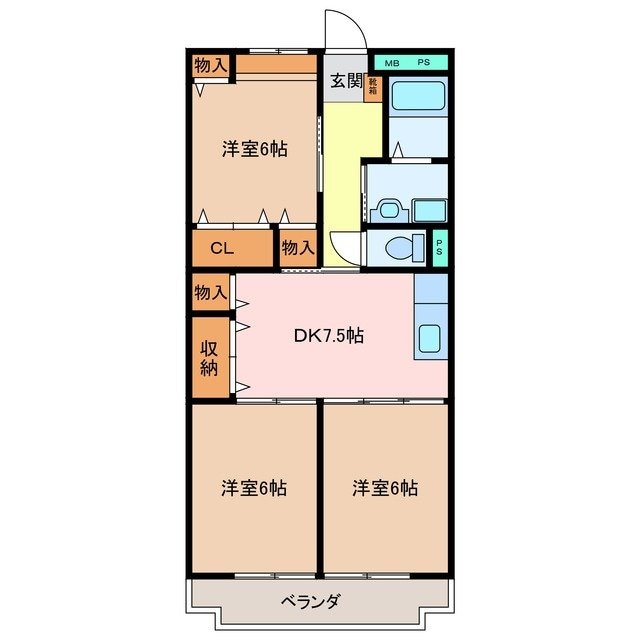 エクセレンスの物件間取画像