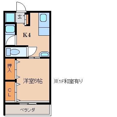 プチコーポの物件間取画像