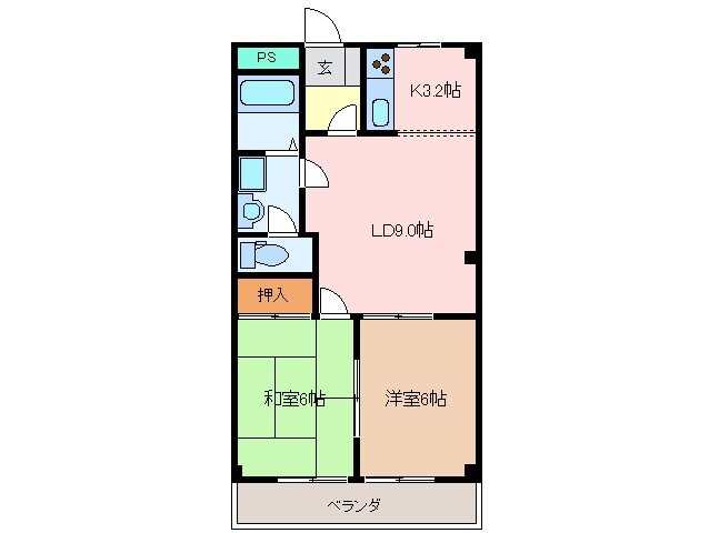 アンヘルプリエールの物件間取画像