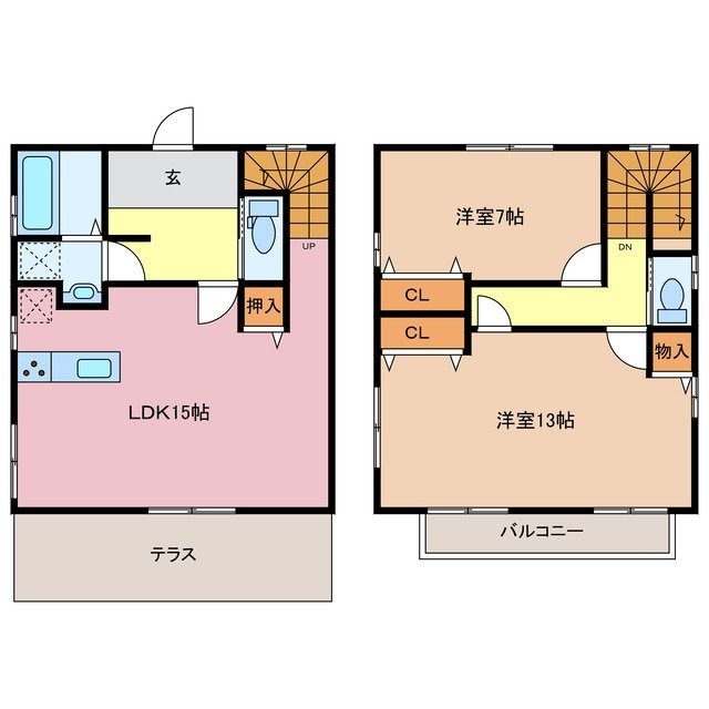 塚本町戸建の物件間取画像