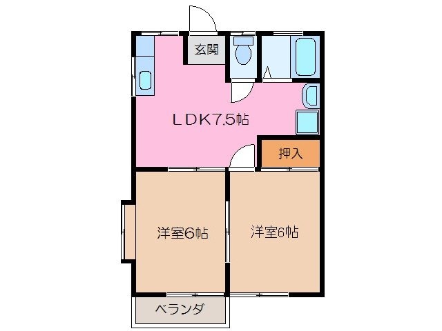 メゾンドフーインの物件間取画像