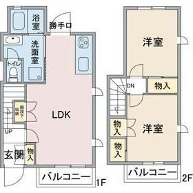 SUNSUN藤塚の物件間取画像