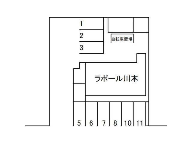 ラポール川本の物件外観写真