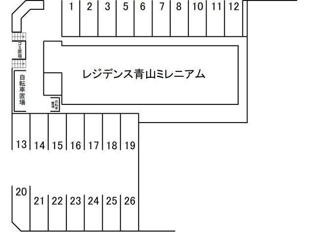 レジデンス青山ミレニアムの物件外観写真