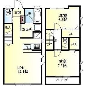 A・Star Hill E棟の物件間取画像