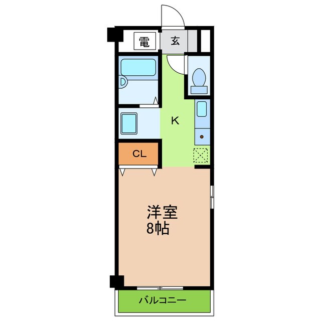 一社駅 徒歩5分 1階の物件間取画像