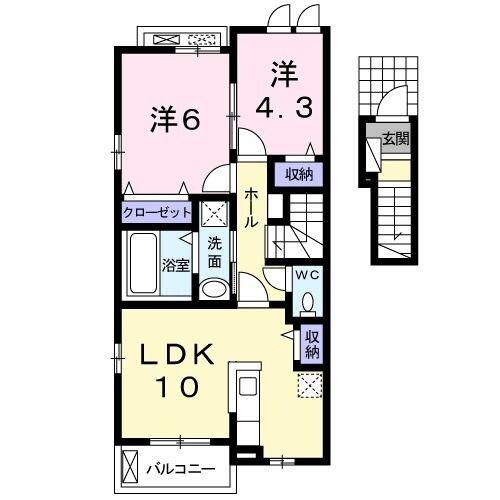 Ｃａｓａ　Ｖｅｒｄｅの物件間取画像