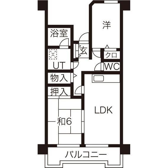 上社駅 徒歩9分 4階の物件間取画像