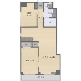 スカイライフ新宿の物件間取画像