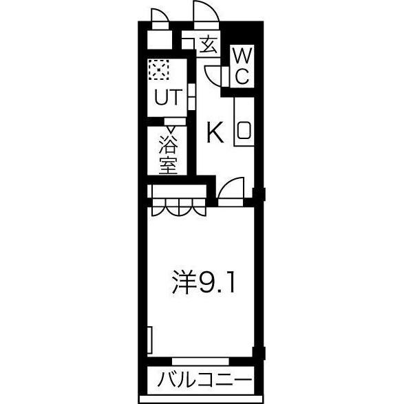 la vigne(ラヴィーニュ)の物件間取画像