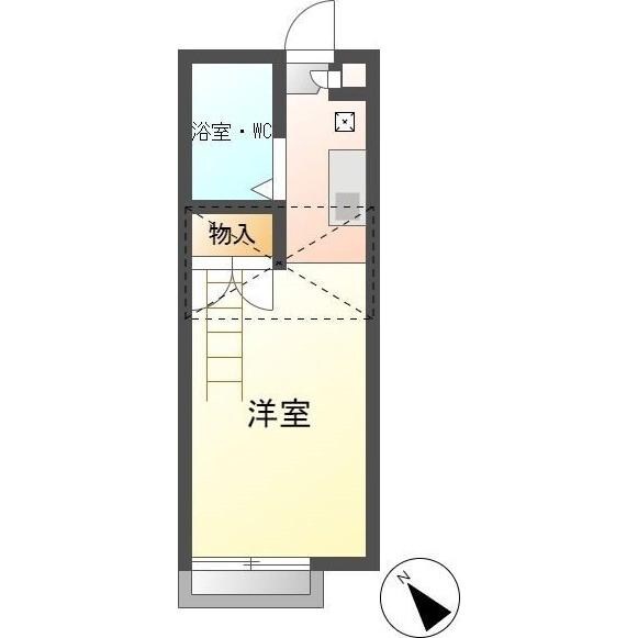 杁ケ池公園駅 徒歩14分 2階の物件間取画像