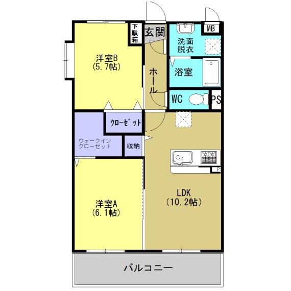 コモードⅡの物件間取画像
