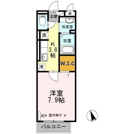 メゾンクレール墨田の物件間取画像
