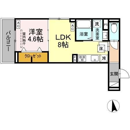セレスティア亀有の物件間取画像