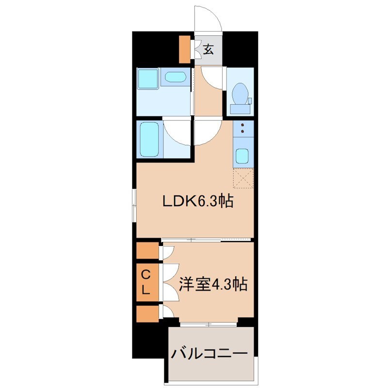 レヴァンテ根岸の物件間取画像