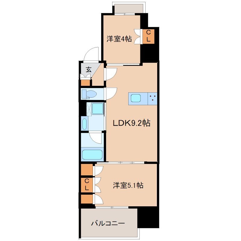 レヴァンテ根岸の物件間取画像