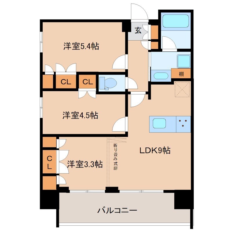 レヴァンテ根岸の物件間取画像