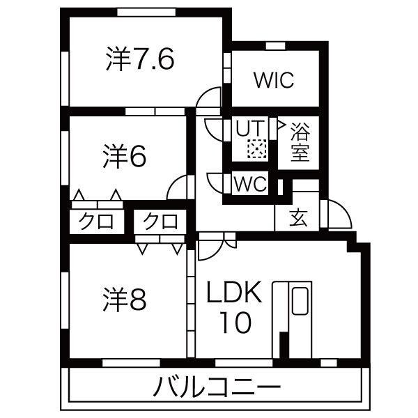 パラーシオ・Ｋの物件間取画像