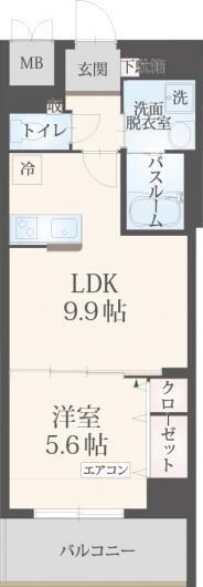 フォンテーヌuの物件間取画像