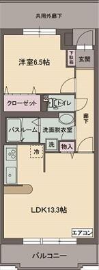 グリーングラスNの物件間取画像