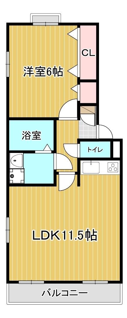 メゾンレフィナードの物件間取画像