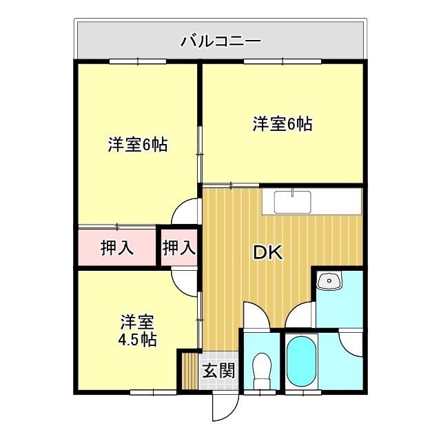 物件間取画像