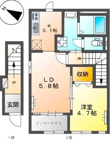ティンブレの物件間取画像