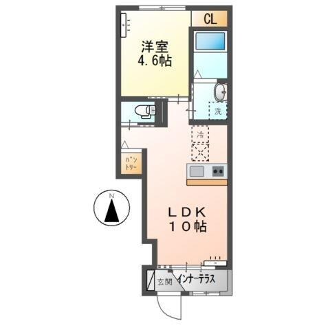 APGヴィラ徳倉Aの物件間取画像
