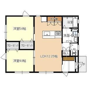 森ノ庵A棟の物件間取画像