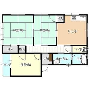 メゾンミタケB棟の物件間取画像