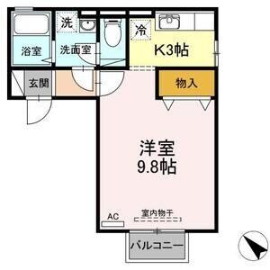 セジュールさくらの物件間取画像