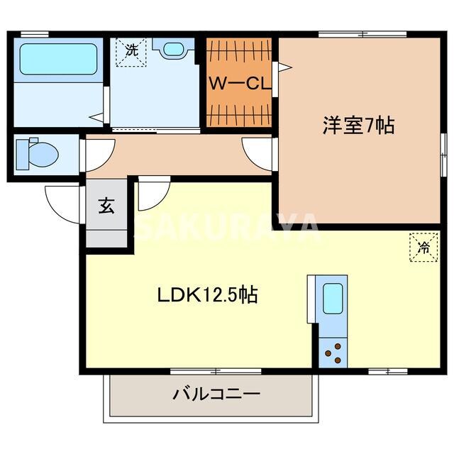 ソフィエル Ｃの物件間取画像