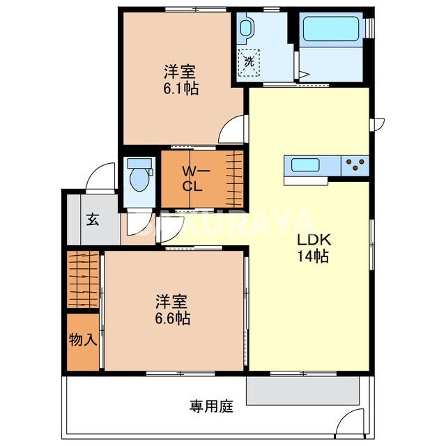 グリーンリーフの物件間取画像