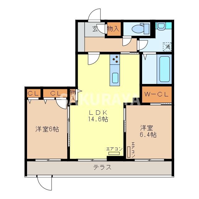 アリスティオの物件間取画像