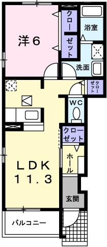 スウィート・コートＢの物件間取画像