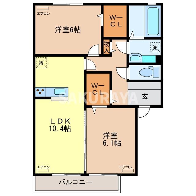 グローラの物件間取画像