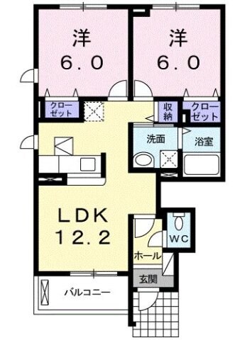 ベルデ　ブリッサⅠの物件間取画像