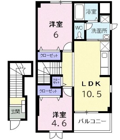 コンステラシオンの物件間取画像