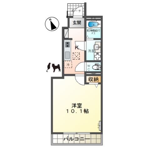 ルルドの物件間取画像