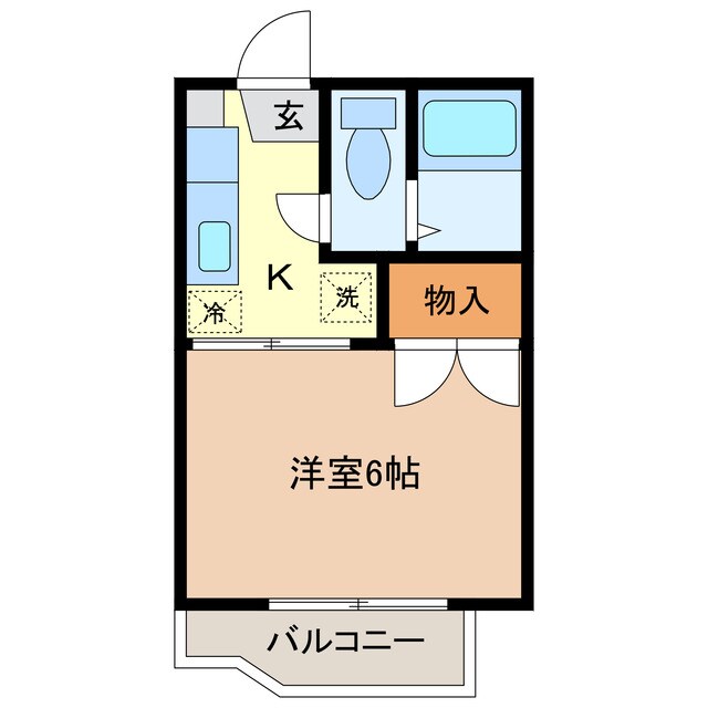 グリーンスメルの物件間取画像